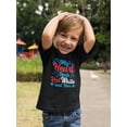 thumbnail image 2 of My Heart Beats Red White Blue T-Shirt Toddler -Image by Shutterstock,  2 Toddler, 2 of 4