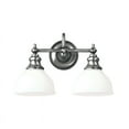 thumbnail image 2 of Hudson Valley Lighting 5902 Sutton 2 Light 16" Wide Bathroom Vanity Light - Nickel, 2 of 2