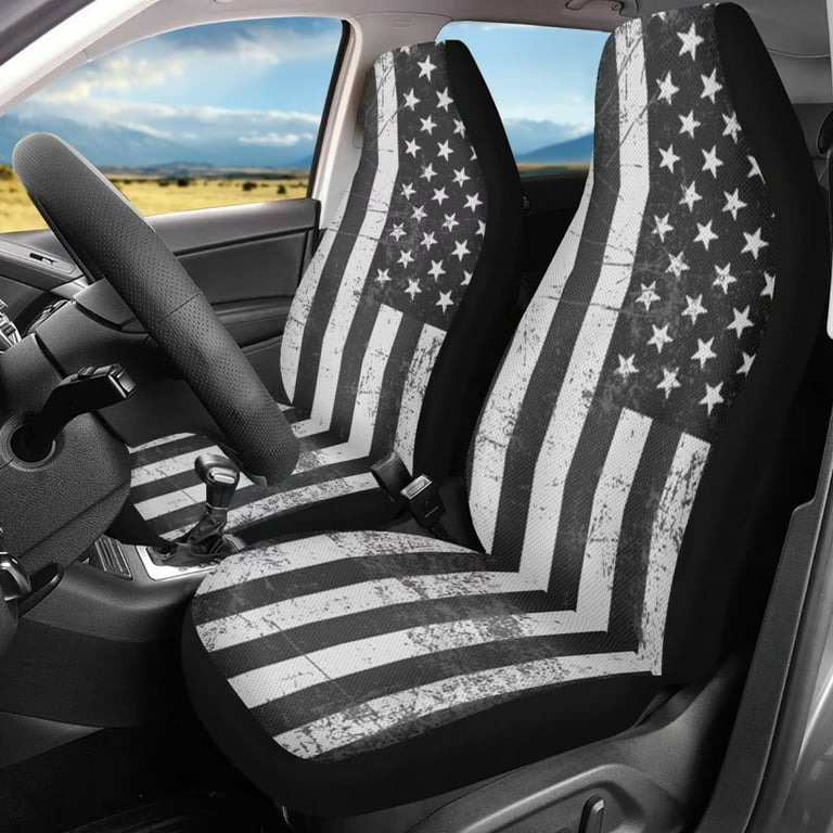Universal Auto Front Car Seat Covers - 4 Piece Set