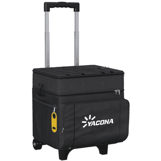 Xspec 45 Quart Roto-Molded Ice Chest with Towable Handle and