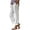 White, variant on Xiaoxatg Women's Pants, Plus Size Casual Titting Trousers for Women with Elastic Waist and Pockets Grey XL