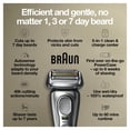 thumbnail image 4 of Braun Series 9 Pro 9477cc Rechargeable Wet & Dry Men’s Electric Shaver with PowerCase, Clean & Charge Station, 4 of 9