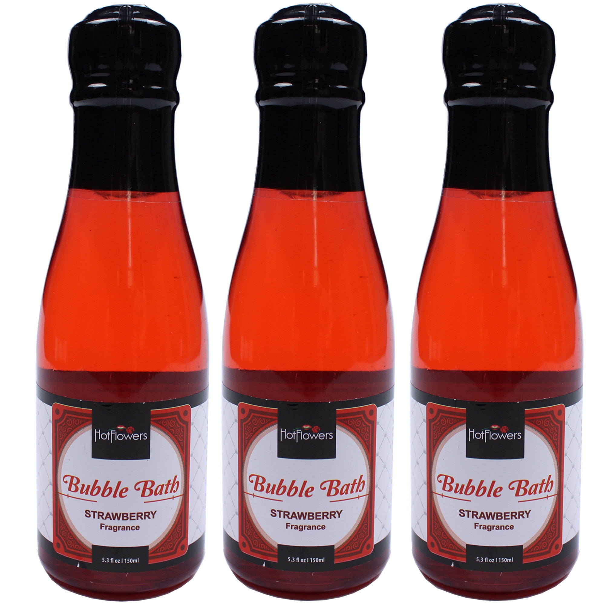 Hot Flowers Bubble Bath Strawberry Scented Women and Men Bath Foam