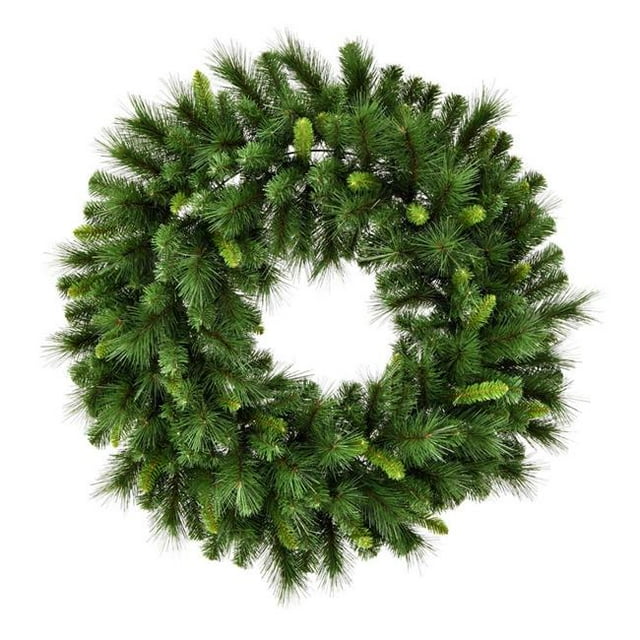 Vickerman G193742 Couronne Bangor Mixed Pine 42 Po. avec 432 Embouts en PVC et Rigides
