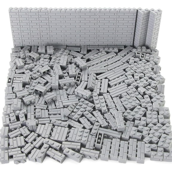 260 Pieces Masonry Profile Bricks Set Building Blocks for Wall Parts and Pieces Diverse Bulk Toy Kit Compatible with Major Brands