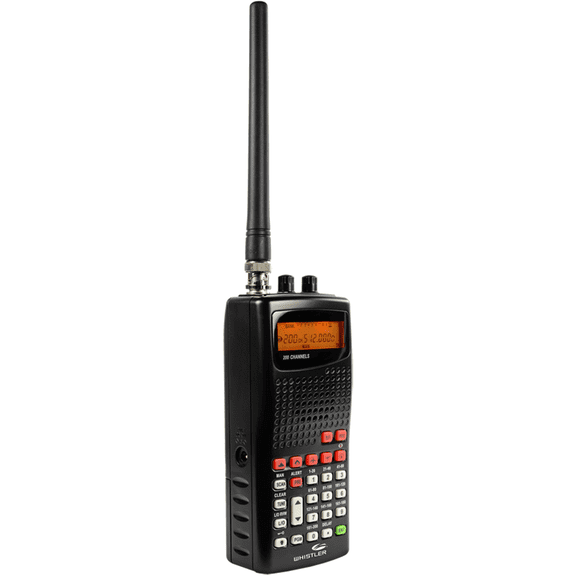 Whistler WS1010 400-Channel Handheld Radio Scanner for Weather, Police, Fire, Marine, Air & Ham, Accessories Included, Black