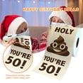 thumbnail image 3 of Papel Higiénico Impreso TP Poop Face Emotion Absorción Sabor A Sándalo Regalo Cumpleaños para Hombres Mujeres Y Amigos, 3 of 7