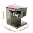 thumbnail image 5 of Techtongda Desktop Meat Grinder and Cutting Machine Meat Mincer Slicer Meat Mincing Machine, 5 of 27
