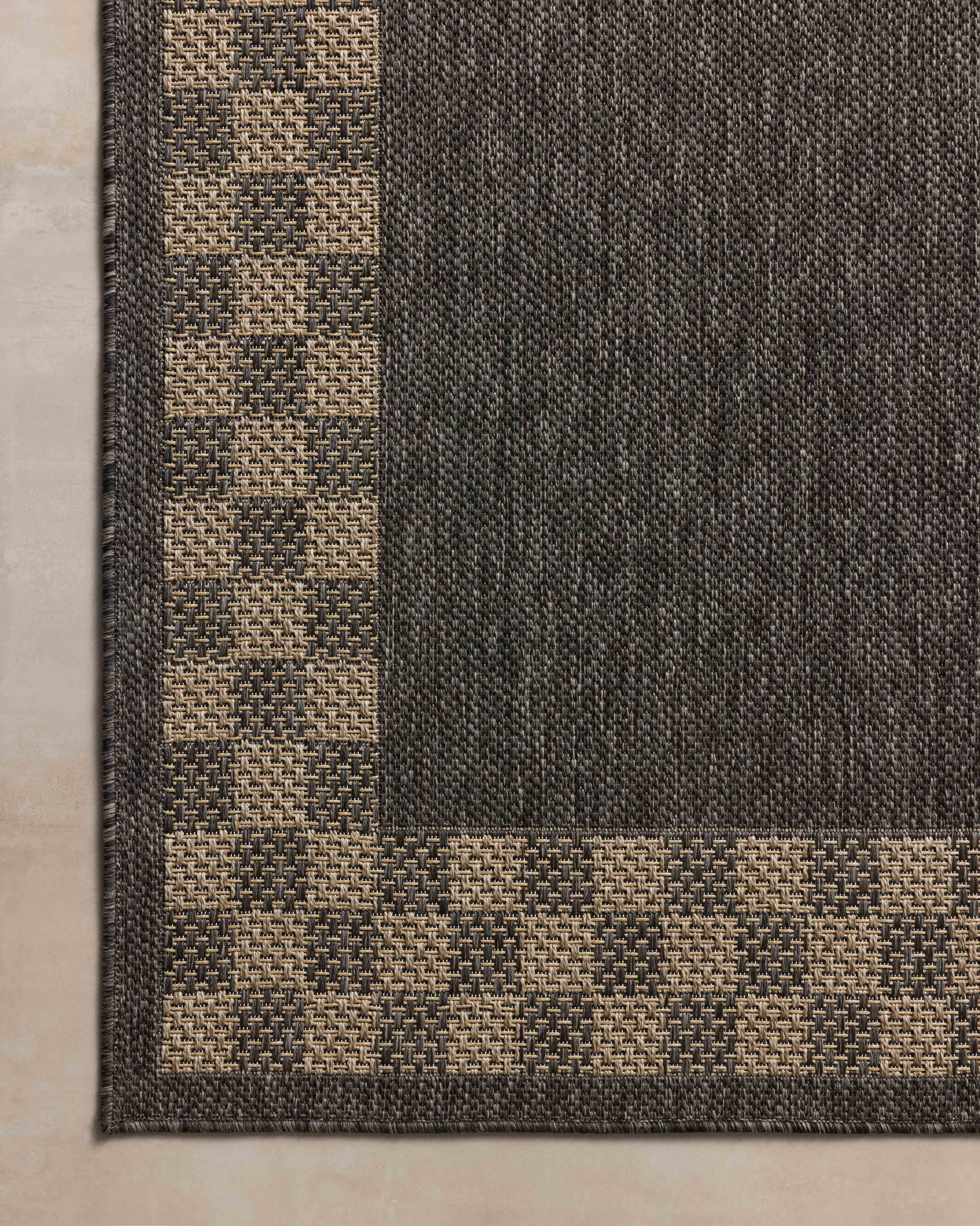 Chris Loves Julia x Loloi Providence Charcoal / Natural 2'-3" x 7'-7" Runner Rug