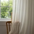 thumbnail image 2 of Hollow Sheer Curtains semi-blackout curtains bedroom window balcony curtains, 2 of 2