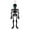 Black, variant on Halloween Glitter Skull Skeleton Hanging Decoration for Ceiling Wall Door Haunted House Party Indoor Seasonal Display Black