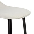 thumbnail image 5 of Pemberly Row Contemporary Set of 4 Dining Chair- Beige Fabric, 5 of 7