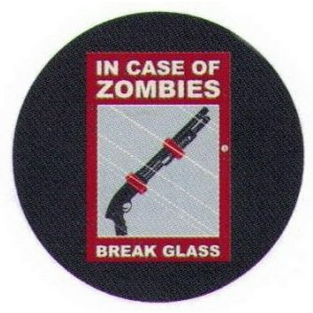 In Case of Zombies Break Glass Shotgun Button