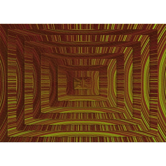 Ahgly Company Indoor Rectangle Patterned DarkRed Area Rugs, 2' x 3'