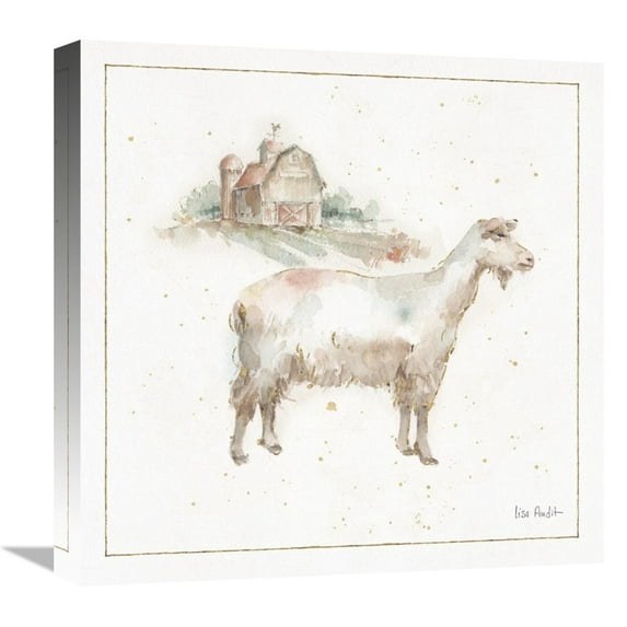 Global Gallery's 'Farm Friends VII' By Lisa Audit Stretched Canvas Wall Art