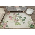 thumbnail image 6 of Rugs America Hanna VA40A Rose Garden Cream Floral Transitional Beige Area Rug, 8'x10', 6 of 10