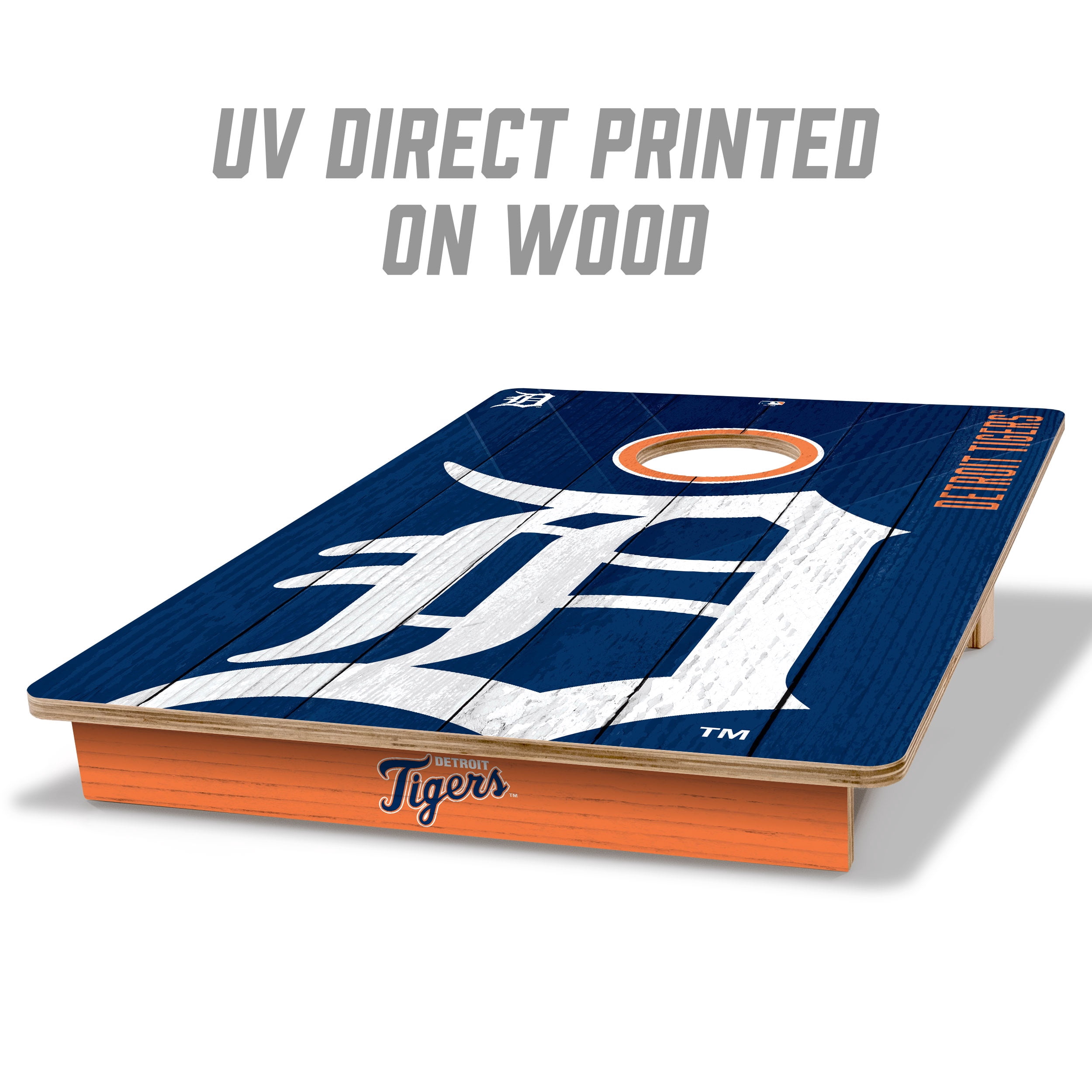 YouTheFan MLB Detroit Tigers 2' x 3' Cornhole Game No Bags