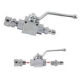 thumbnail image 3 of Kit de Valve à Bille pour Laveuse Haute Pression en Acier Inoxydable pour Tuyau de Laveuse 3/8 Po, 3 of 8