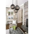 thumbnail image 5 of Progress Lighting, Malbec, 1-Light Pendant, Antique Bronze, Clear Textured Artisanal Glass Shade, 5 of 14