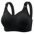 thumbnail image 4 of Paiwinds Wireless Bras for Women Seamless Ribbed Full Coverage Wide Straps Comfortable Everyday Underwear, 4 of 8