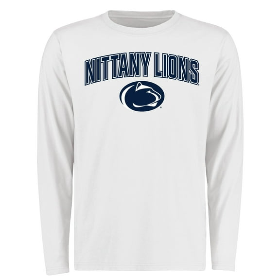 Men's White Penn State Nittany Lions Proud Mascot Long Sleeve T-Shirt