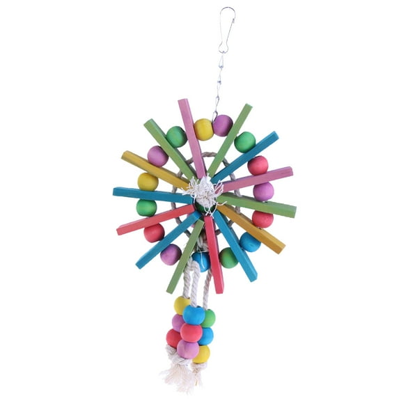 Colorful Swing Toy for Parrot African Gray Parrot Cockatoo Macaw Parakeet