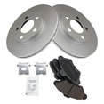 thumbnail image 2 of TRQ Front Brake Pad & Rotor Kit Brake Pads Brake Rotor Ceramic Premium G-Coated Fits Select 1994-1998 Ford Mustang, 2 of 6