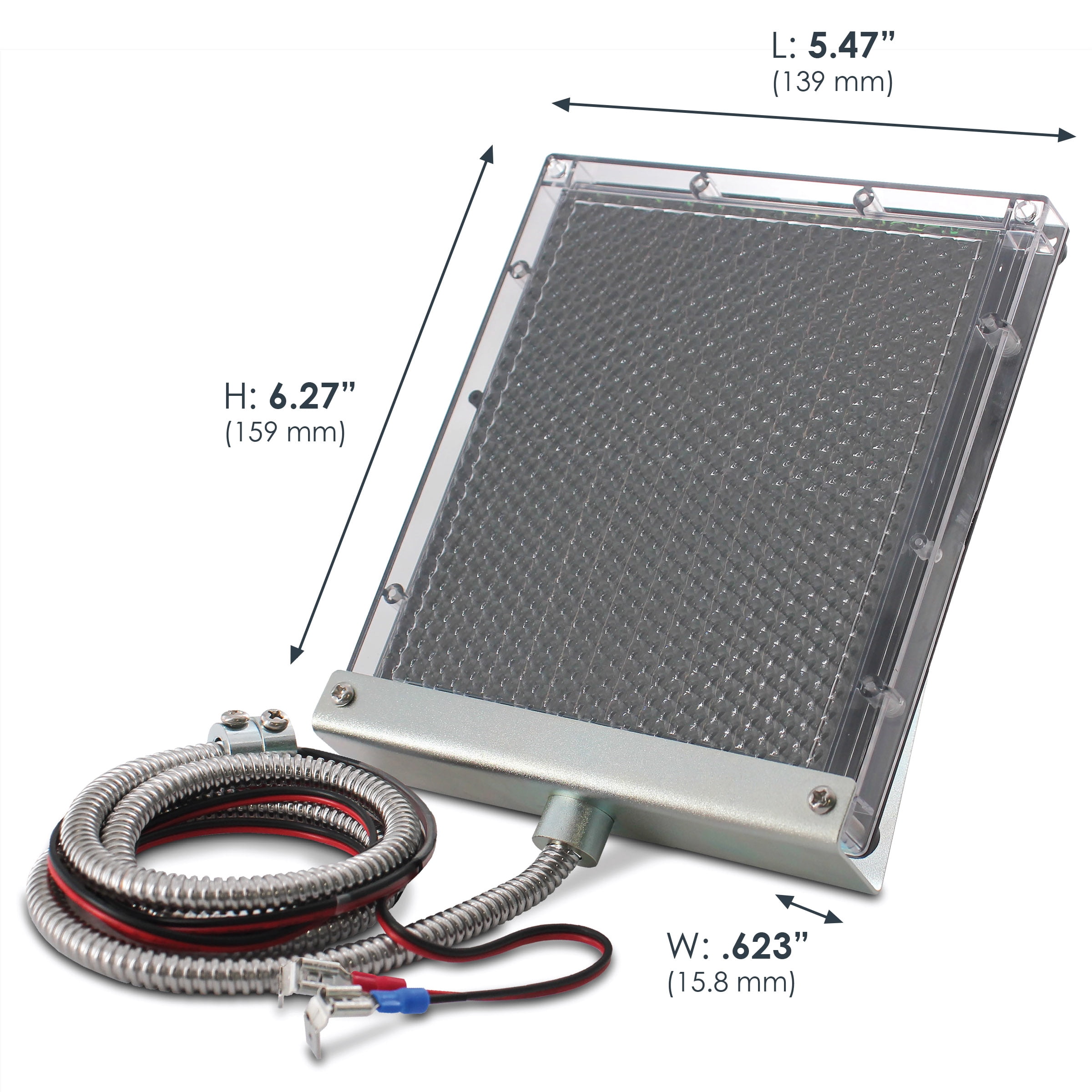 Solar Panel - Universal Power Group 12V Solar Panel for Outdoor Charging, Hunting Feeders, Game Cameras, Hunting