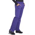 thumbnail image 5 of Cherokee Workwear Professionals Women's Scrubs Pant Mid Rise Straight Leg Pull-On Cargo WW170, 5 of 6