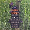 thumbnail image 4 of Inteprter Calendario de ataúd de Halloween de madera negro Adorno de cuenta atrás para fiestas navideñas duradero y duradero negro Type1 NO1, 4 of 6