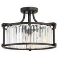 thumbnail image 2 of Nuvo 60-5773 - Krys Semi Flush; Aged Bronze Finish, 2 of 2
