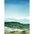 thumbnail image 2 of Popp, Grace 15x18 White Modern Wood Framed Museum Art Print Titled - Crystal Landscape II, 2 of 4