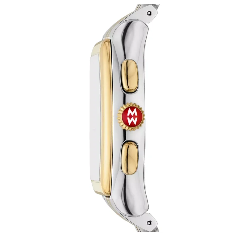 Michele Releve Mww19a000040 White Dial Two Tone Bracelet 45mm