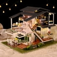 thumbnail image 4 of Mini Dollhouse, Durable 1:24 Scale Miniature Dollhouse  For Home Display Collection For Gift Giving, 4 of 8