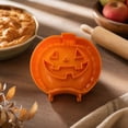 thumbnail image 3 of Miwamany Mini Hand Pie Mold Halloween Pumpkin Dough Presser Pocket Non-Stick Baking Tool for Kitchen Party DIY Treats, 3 of 6