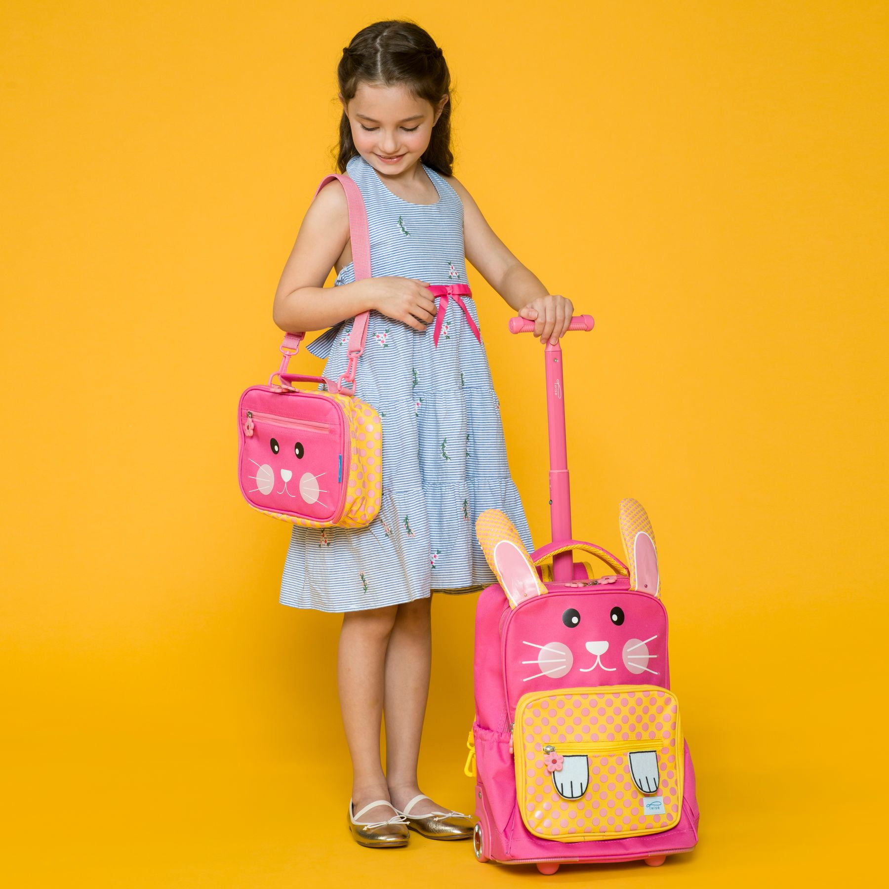 TWISE Twise Side-kick Rolling Backpack, Dino