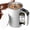 White, variant on Electric Coffee Mug with a Built-In Lcd Thermometer Display, Rechargeable Mixer with Lid Self Stirring Mug Automatic Magnetic Stirring Coffee Cup Smart Spin Mug Gift for Milk Cocoa Home Office