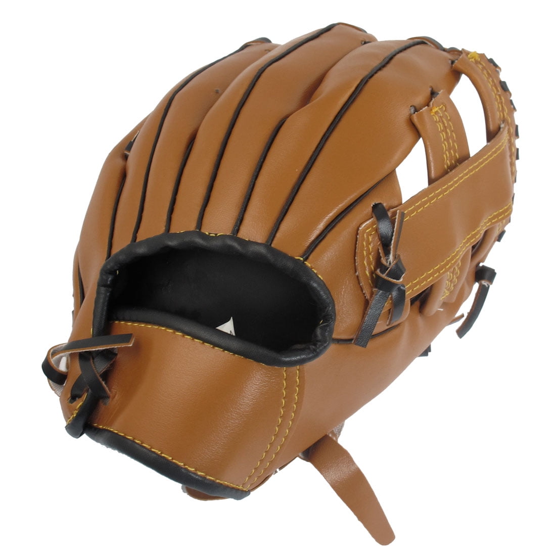 Left Handed Brown Faux Leather Baseball Glove 8.3" for Walmart Canada