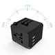 thumbnail image 5 of Adaptador de viaje universal. Cargador de pared internacional. Adaptador de enchufe de CA con alimentación inteligente de 5 A y tipo C para EE. UU., UE, Reino Unido y Australia., 5 of 9