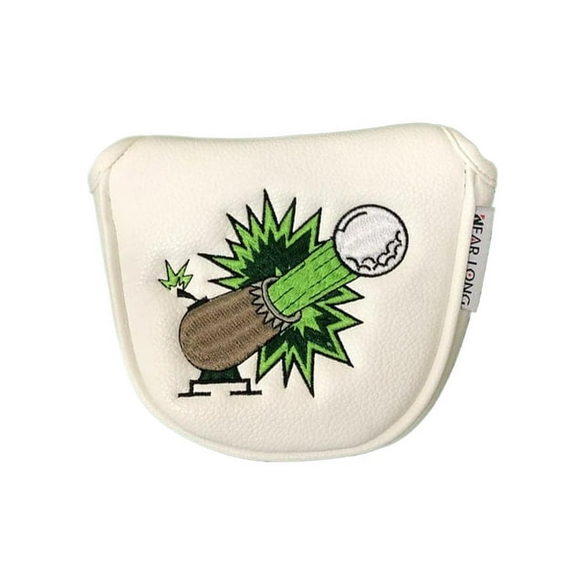 Guardoinrt Casquette de Protection Imperméable en PU pour Tête de Club, Couvre-Capuchon de Golf, Putter de Golf, Cuir PU Protégé, Type de Protection de Club de Golf+2