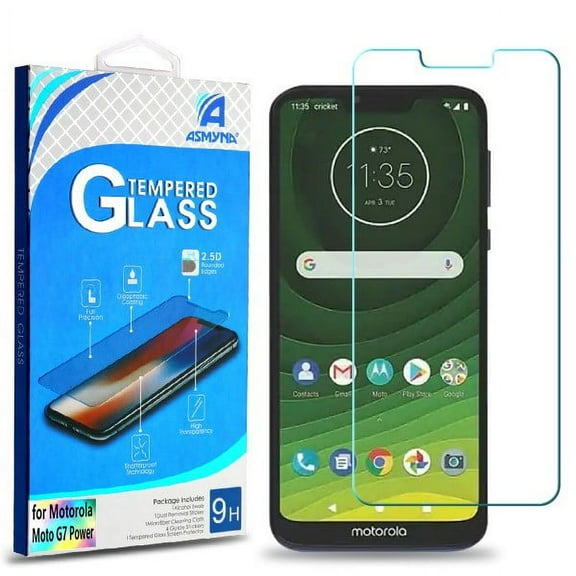 Motorola MOTO G7 POWER Screen Protector Premium Shockproof 3D Tempered Glass LCD Screen Protector Guard 2.5D Curved for MOTOROLA Moto G7 Power