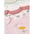 thumbnail image 3 of Little Star Organic Baby Girl 5Pk Short Sleeve Bodysuit, Size Newborn - 24M, 3 of 8