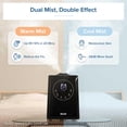 thumbnail image 3 of LEVOIT Humidificadores para habitación grande (6 l), vaporizador de aire ultrasónico de niebla cálida y fresca para bebés en casa, humedad personalizada, control remoto, silencioso, negro, 3 of 5