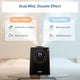 thumbnail image 3 of LEVOIT Humidificadores para habitación grande (6 l), vaporizador de aire ultrasónico de niebla cálida y fresca para bebés en casa, humedad personalizada, control remoto, silencioso, negro, 3 of 5