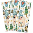 thumbnail image 3 of Dreamtimes Cute Christmas Gnomes Kitchen Dish Towels 6 Piece,Absorbent Soft Dishcloths Towels Reusable Hand Towels Quick Drying Cleaning Cloth, Tea Towels,18" x 28", 3 of 7