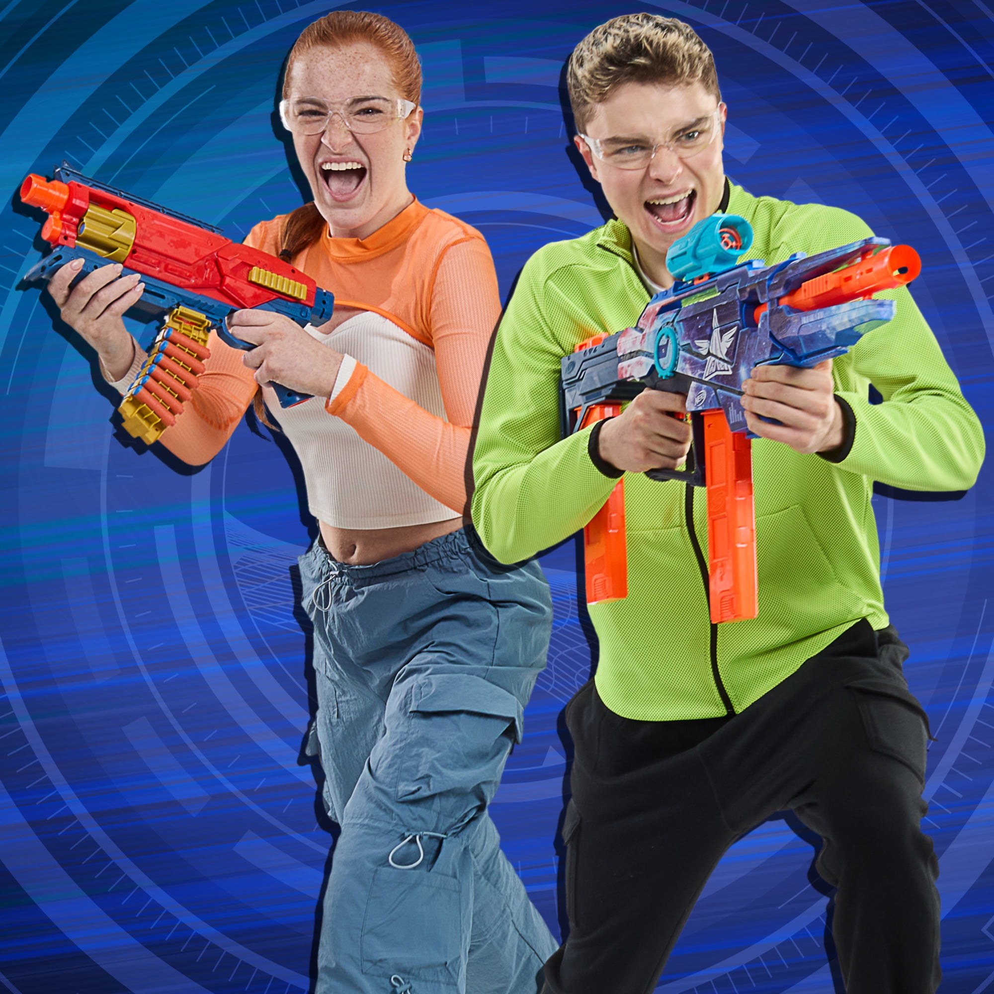 Nerf Loadout Galactic Commander Motorized Foam Dart Blaster, 3 Attachments, and 48 N1 Darts, Ages 8+