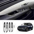 thumbnail image 2 of Car Carbon Fiber Window Glass Lift Button Switch Cover Trim, 2 of 5