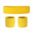 thumbnail image 2 of Suddora Kids Headband and Wristbands Set, Neon Yellow, 2 of 3