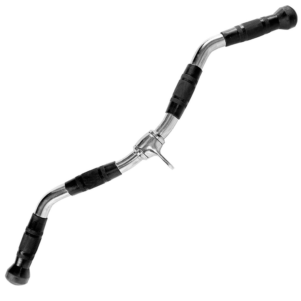 Fitness Maniac USA Home Gym Cable Attachment 30 inch Curl Bar Handle ...