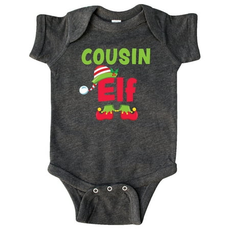 

Inktastic Christmas Cousin Elf Gift Baby Boy or Baby Girl Bodysuit